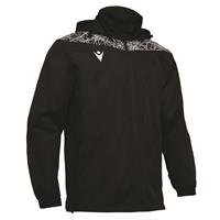 Lahti Showerjacket SORT/HVIT L Vann- og vindavstøtende jakke - Unisex
