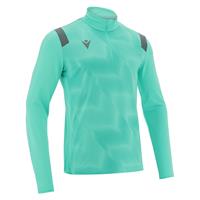 Purus 1/4 Zip Top TRQ/GRY 3XS Teknisk treningsgenser - Unisex