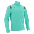 Gange 1/4 Zip Top TRQ/GRY S Teknisk treningsgenser - Unisex