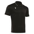 Draco Hero Polo BLK/WHT 4XL Poloskjorte i elastisk stoff