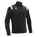 Gange 1/4 Zip Top BLK/WHT S Teknisk treningsgenser - Unisex